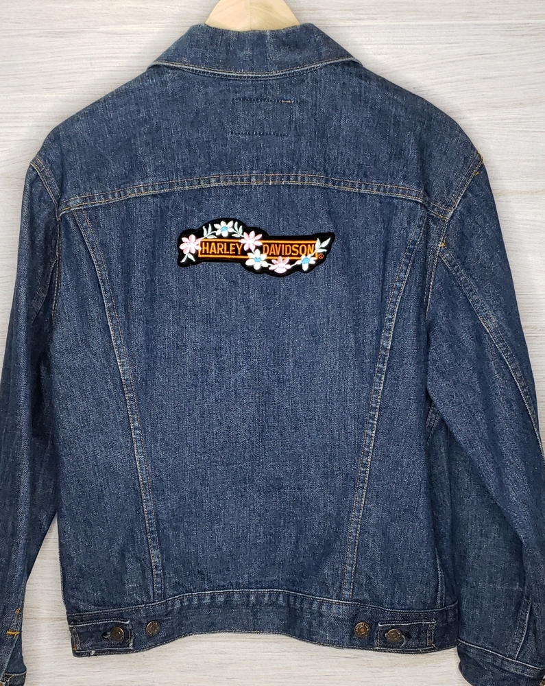 Levi's Harley Davidson Custom Denim USA Jacket - Picture 4 of 8